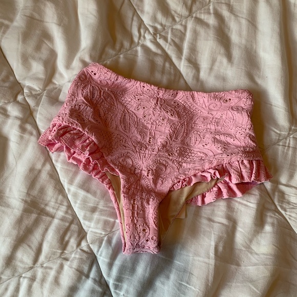 NWT Lolli Swim BFF Highwaist Ruffle Bikini Bottom - Picture 5 of 8